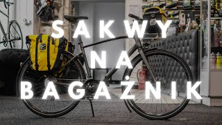 Sakwy rowerowe na bagażnik  na co zwrócić uwagę [upl. by Kristy]