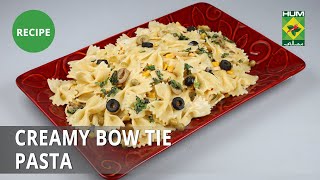 Creamy Bow Tie Pasta Recipe  Dawat  Abida Baloch  Desi Food [upl. by Sinnal196]