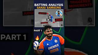 🔥 Batting Analysis Part 1  Hit Big Sixes like Sanju Samson 😎 shorts shortvideo ytshorts [upl. by Leonanie678]