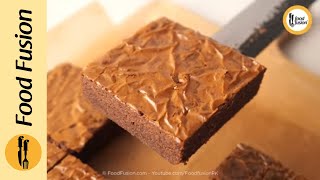 Chocolate Fudgy Brownie Recipe By Food Fusion [upl. by Ramah979]