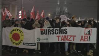 Demonstration gegen den Akademikerball 2017 [upl. by Turoff206]