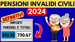 ✅PENSIONI INVALIDITA CIVILE👉 IMPORTI DEFINITIVI ➕ GUIDA COMPLETA❗ [upl. by Akli672]