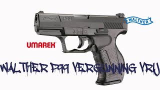 Umarex  Walther P99 008 joule CE airsoft pistool alle leeftijden en vergunning vrij [upl. by Anrol]