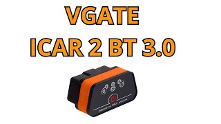 Vgate iCar 2 Bluetooth 30  Podłączenie  Car Scanner ELM327  Działanie [upl. by Cecilla]