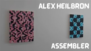 Alex Heilbrons acrylic paintings  WAAP explore politics of gender labour pattern and technology [upl. by Gunilla]