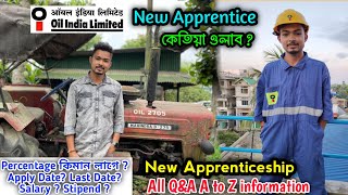 Oil India Apprenticeship 202324  A to Z information  New Update  QampA RituRajVlogsNR [upl. by Millian772]