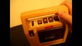 1983 Fisher Price cassette player recorder demonstration [upl. by Joy]