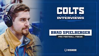 PFFs Brad Spielberger on Colts Top Offseason Needs  NFL Combine Interview [upl. by Mcwherter]