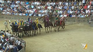 🐎 Palio di Siena 16 Agosto 2023 Oca  diretta La7 📺 Telecronaca Pierluigi Pardo 🎙️ [upl. by Lotsyrk330]