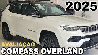 NOVO JEEP COMPASS OVERLAND 2025 COM MOTOR HURRICANE UM DOS SUVS MAIS FORTE DO BRASIL [upl. by Anahs]