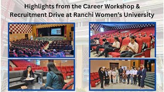 Highlights  Career Workshop amp Recruitment Drive at Ranchi Womens College  Hosted by IREED Academy [upl. by Arsuy]