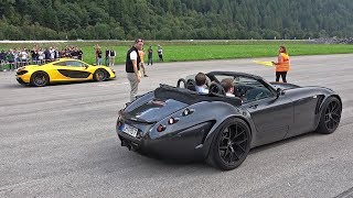 Wiesmann MF5 Roadster vs McLaren P1 [upl. by Nylaehs48]