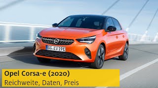 Opel Corsae 2020 – Reichweite Daten Preise  ADAC [upl. by Ainelec]