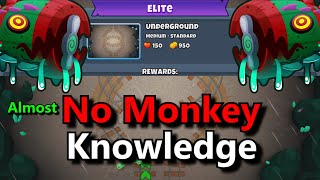 BTD6 Bloonarius Elite  No Monkey Knowledge  VoiceOver [upl. by Maillliw]