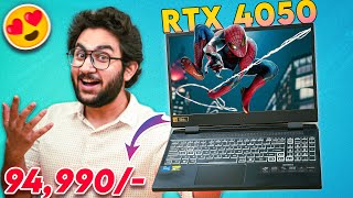 Fully Powered RTX 4050 Gaming Laptop Under 1 Lakh 😍 Acer Nitro 5 Intel Core i7 12650H [upl. by German]