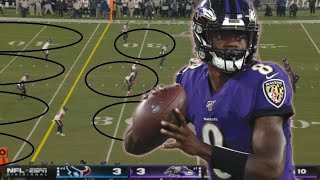 Film Study WHY HES MVP How Lamar Jackson and the Baltimore Ravens beat the Houston Texans [upl. by Dennis]