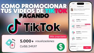 Como Promocionar mis Videos de TikTok Pagando Publicidad 2024 [upl. by Ianaj]