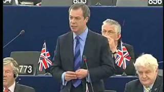 Farage exposes EU arrogance puts Sarkozy Pottering amp Schulz in place [upl. by Evy585]