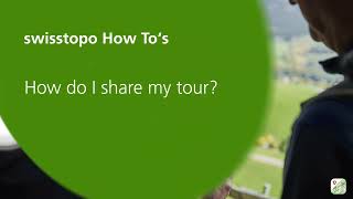 swisstopo app – simply moving How do I share my tour [upl. by Reeba]