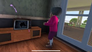 SCARY TEACHER 3D  LEVEL 3 THE TV VILLIAN  NEW UPDATE [upl. by Bollay]