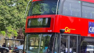 FRV London General Bus Route 57 Clapham Park  Kingston BYD D8UR Enviro400 City EV Ee100LG73FVY [upl. by Eintrok309]