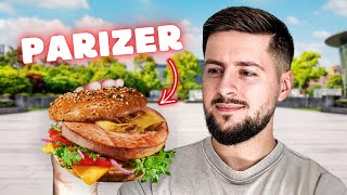 BURGER CU PARIZER IN DOROBANTI  BUCURESTI mai scump ca Black Angus [upl. by Terzas317]