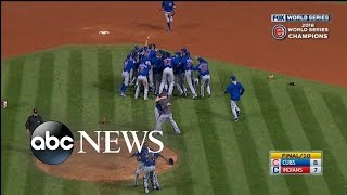 Chicago Cubs Win World Series for 1st Time in 108 Years [upl. by Radford]