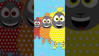 Big Bigger Biggest Song  POLKADOT SHEEP BabyBigMouth shorts kidssong dance toddler learn [upl. by Lissy]