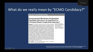 Joint Webinar EuroELSOESPNIC  Determining ECMO Candidacy in the Age of Few Contraindications [upl. by Kcirdnekel]