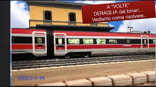 FRECCIAROSSA 1000 quota voltequot deraglia risolviamo 4K [upl. by Sheelah754]