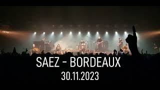 CONCERT SAEZ BORDEAUX 30112023 [upl. by Reinert]