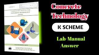 Concrete Technology Lab Manual Answer quotKschemequot [upl. by Llevol273]