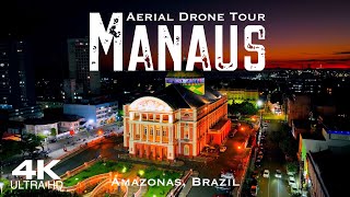 MANAUS 2023 🇧🇷 Drone Aerial 4K  Brazil Brasil Amazonas [upl. by Scotti336]