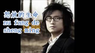 Wang Feng汪峰  nu fang de sheng ming怒放的生命 [upl. by Lemmuela]