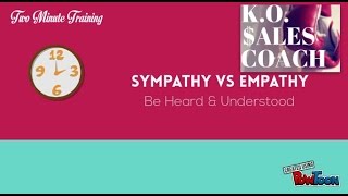 Empathy vs Sympathy [upl. by Salzhauer]