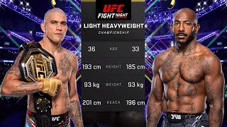 🔴 UFC 307 Alex Pereira vs Khalil Rountree Jr  Full Fight Highlights  Light Heavyweight Title Bout [upl. by Netsyrc]