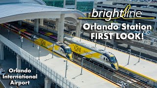 Brightlines Orlando Station FIRST LOOK [upl. by Whiteley]