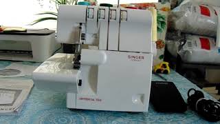 My Singer Ultralock Differential Feed Serger Part 2 [upl. by Skurnik]