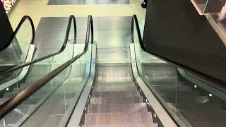 Stuttgart Germany 4x OampK Escalator ride at Breuninger Department Store  link from old to new part [upl. by Yelyr]