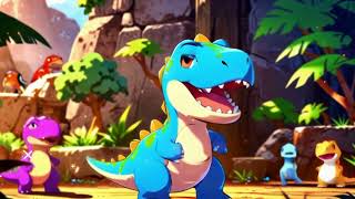 Dino Dance Party 🦖  Fun and Catchy Childrens Song  Animated Kids Video  SingSong [upl. by Nylacaj]