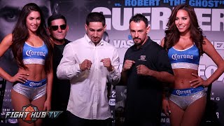 Danny Garcia vs Robert Guerrero Full Video COMPLETE Press Conference amp Face Off [upl. by Arvell698]