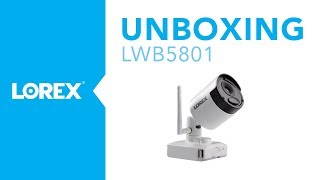 Unboxing the LWB5801 Wire Free Security Camera from Lorex [upl. by Cloris635]