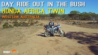 Honda Africa Twin Day Bush Ride Outback Western Australia [upl. by Adelle181]