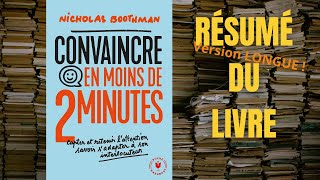 Résumé du livre quotConvaincre en moins de 2 minutesquot [upl. by Engapmahc]