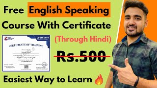 FREE English Speaking Course with FREE Certificate  How to Improve English  Best 3 Ways to Learn [upl. by Mcclees]