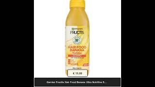 Garnier Fructis Hair Food Banana Ultra Nutritive Shampoo 350ml [upl. by Nwavahs]