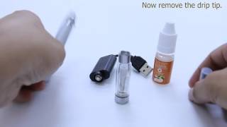 eGoT CE5 Complete Starter Kit 1100mAh Electronic Cigarette with USB Charger Set UP [upl. by Atikihs]