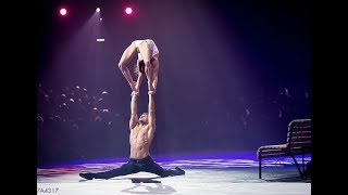 Acrobatic hand to hand duo show [upl. by Bathsheeb]