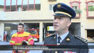 Une tenue dintervention novatrice pour les Pompiers de Monaco [upl. by Hpesoj]