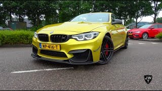 BEST BMW M4 Convertible EVER Carbon Edition w Akrapovic Exhaust REVS amp More SOUNDS [upl. by Ydnal]